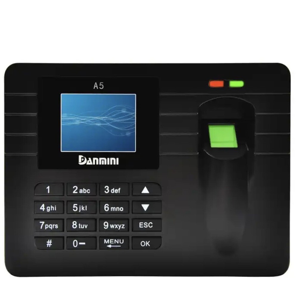 DANMINI A5 2.4 LCD Display Smart Attendance Machine With Fingerprint Biometric