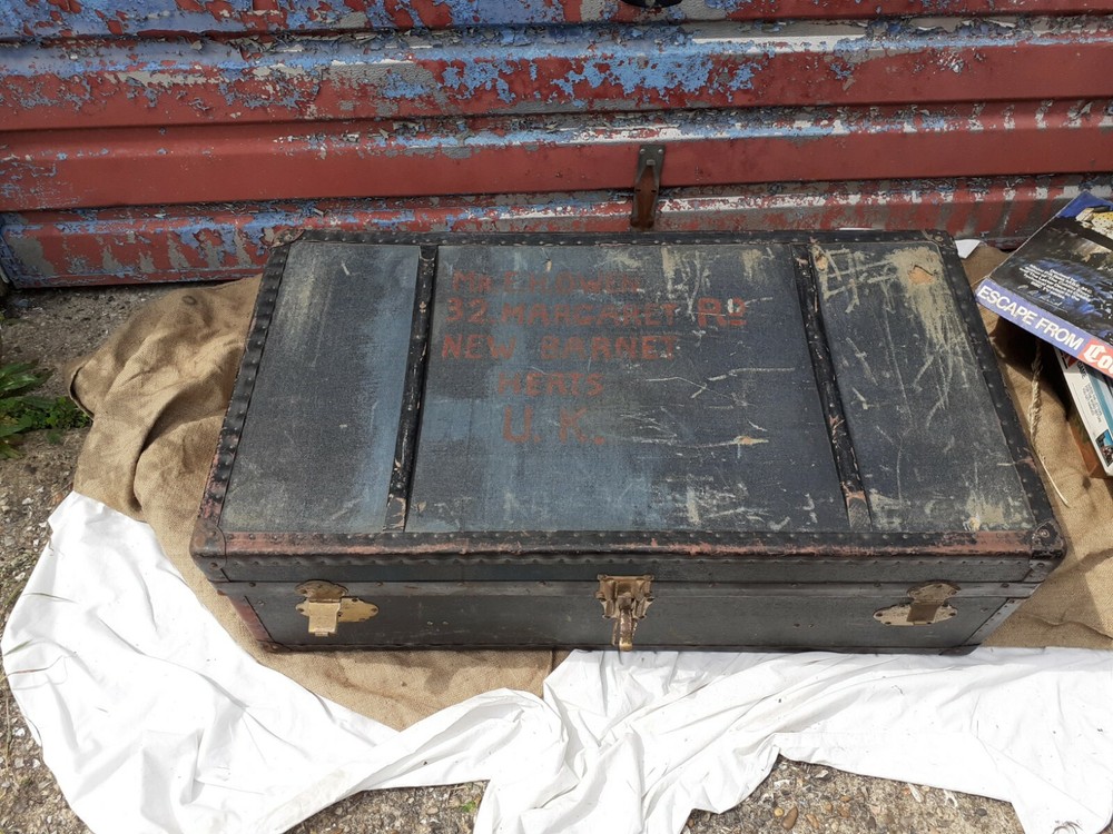 Vintage Blue Trunk