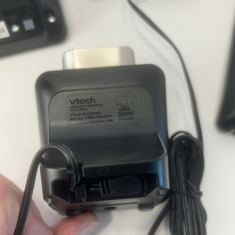 V tech Cordless 2 Phone System LS6426 Base Answering Machine