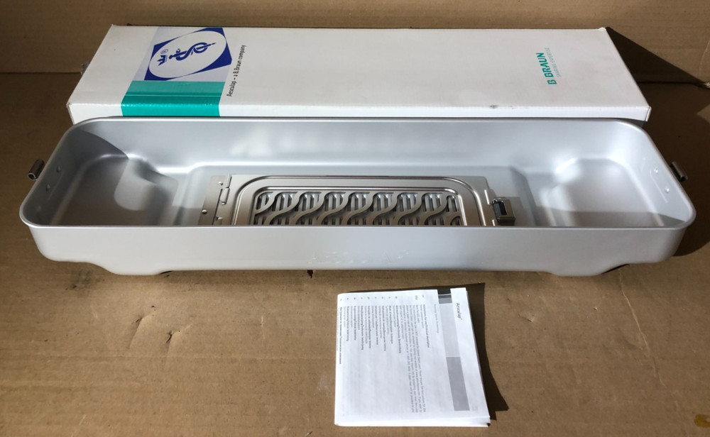 Aesculap JN021 Sterilization Container Bottom Case 21.5X6X3" New