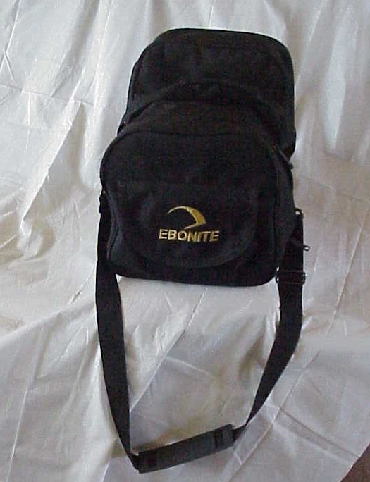 EBONITE Black Single Ball Bag for Shoes has Shoulder Strap & Handle