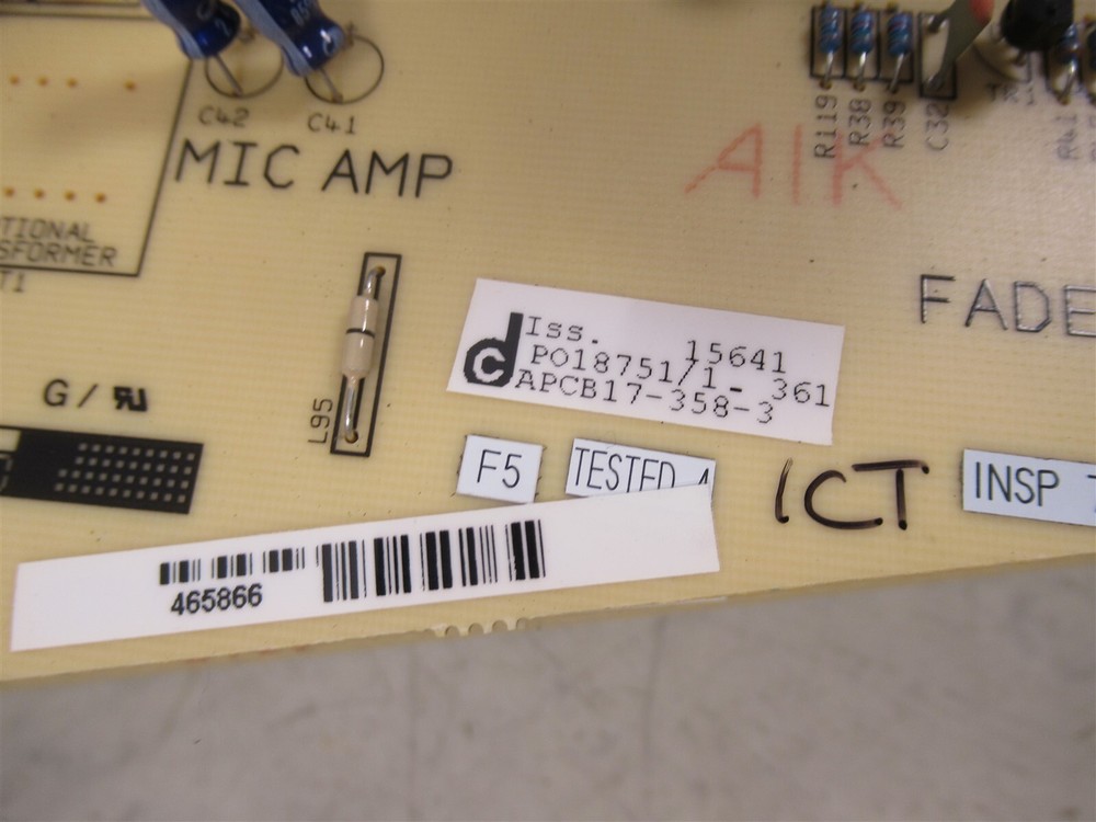 DDA CS3 Audio Mixer Board Group Fader Aux Buffer Module AMDL17-001