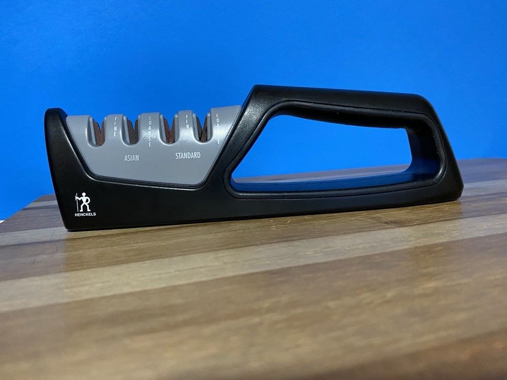 Henckels Knife Sharpener 4 Stage Pull Through Standard & Asian, Coarse & Fine