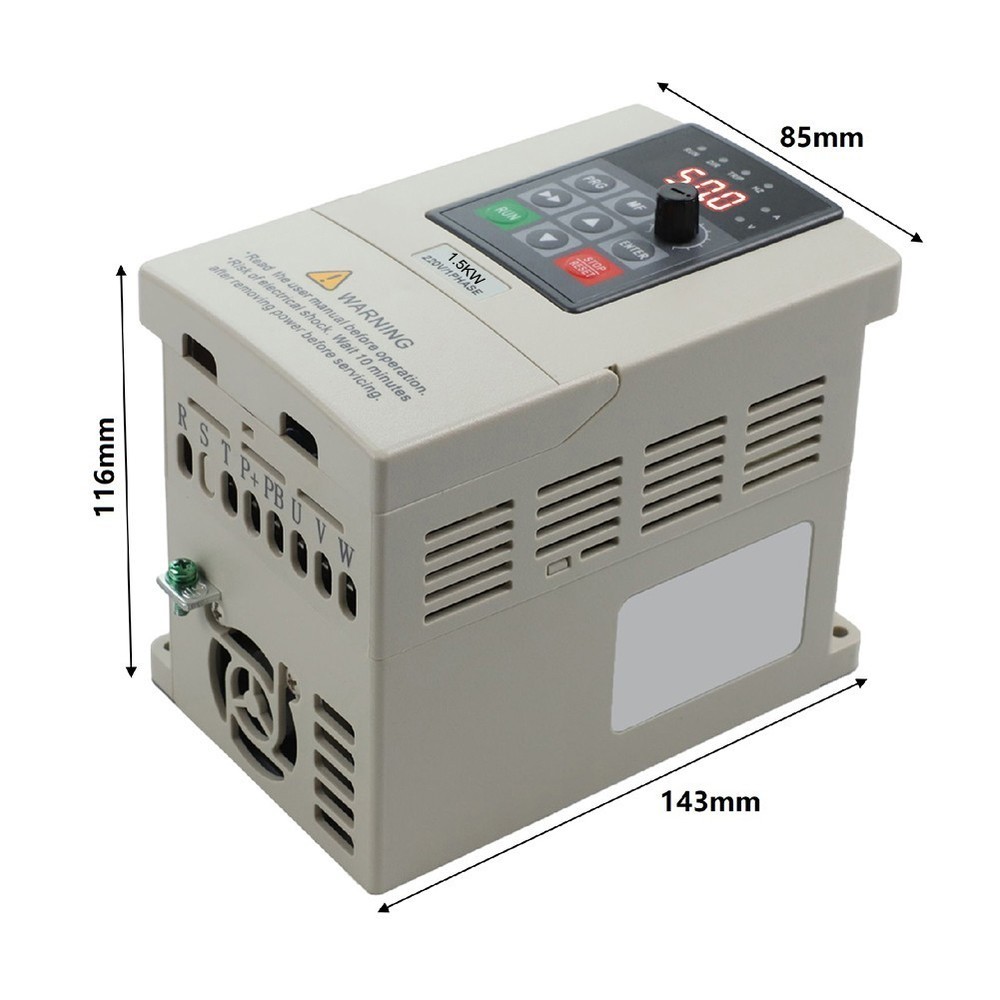 220V Input Variable Frequency Drive 3Phase Output 1 5KW for CNC Machines