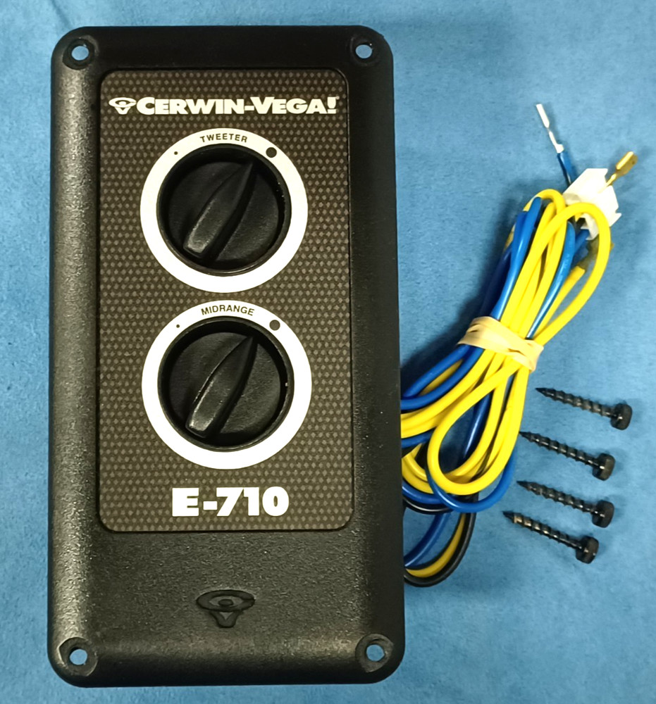 Cerwin Vega E-710 Crossover Front Panel Controls Pads Tested and Working