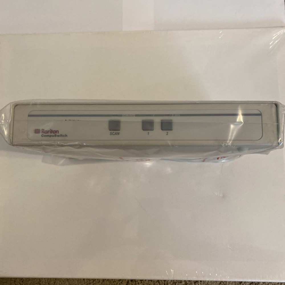 New Raritan CS2 CompuSwitch KVM Switch Compu Switch W/ Software + Instructions