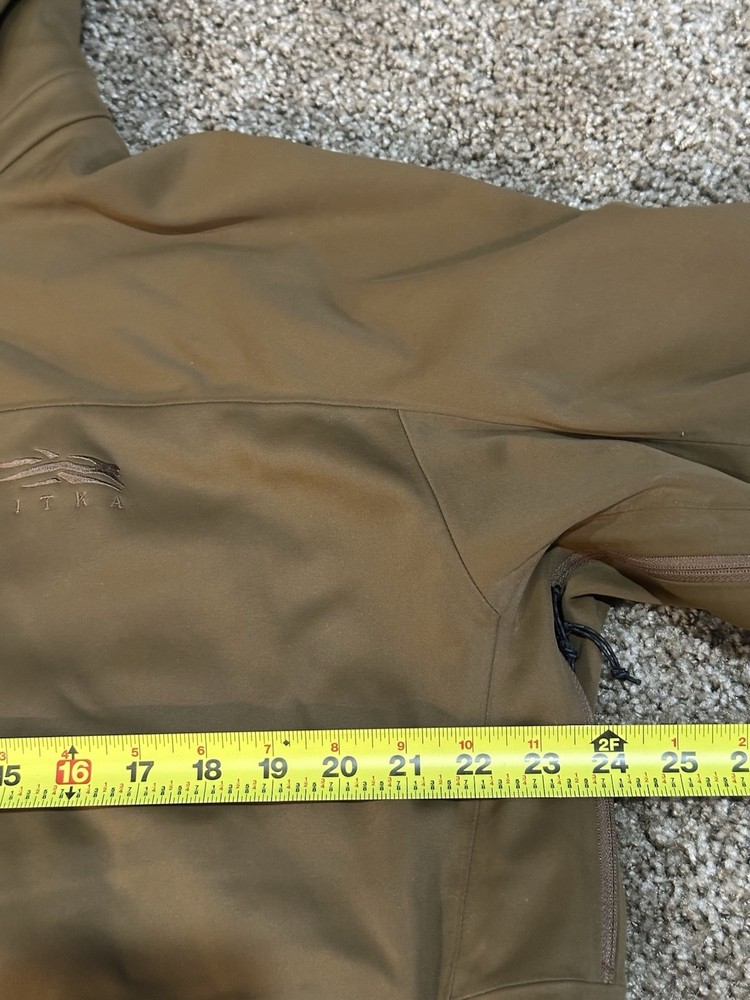 Sitka Mens M Jetstream Jacket Windstopper Jacket - Mud - 600037