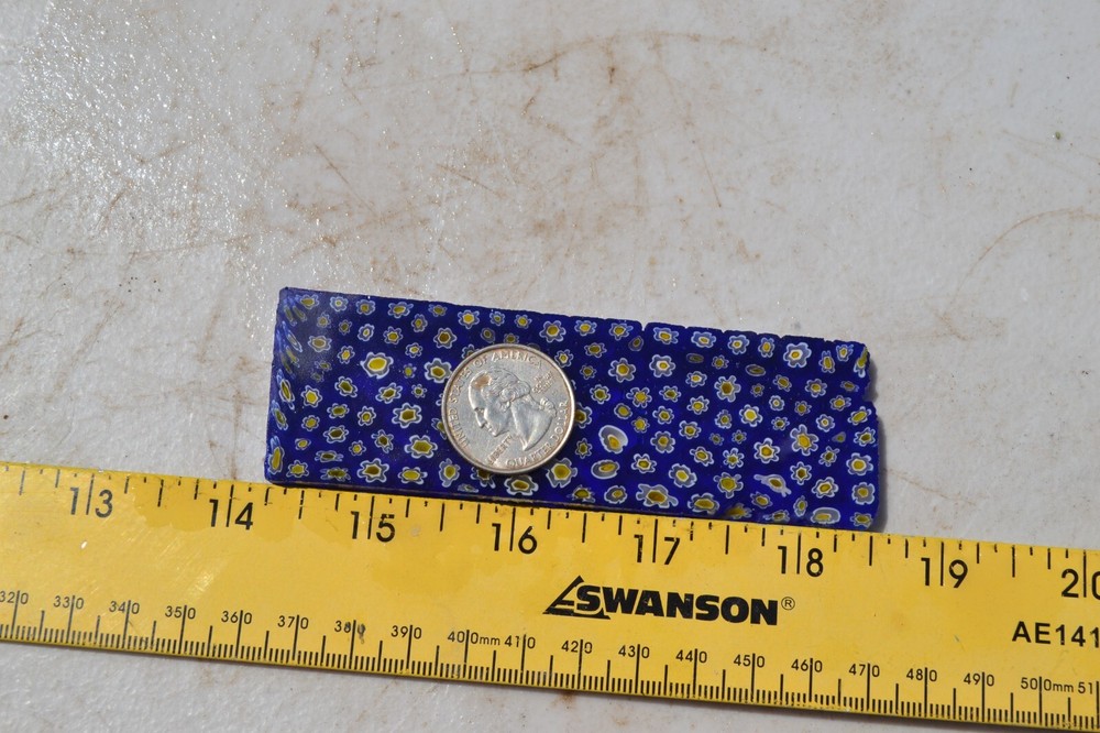 Millefiori Glass slab