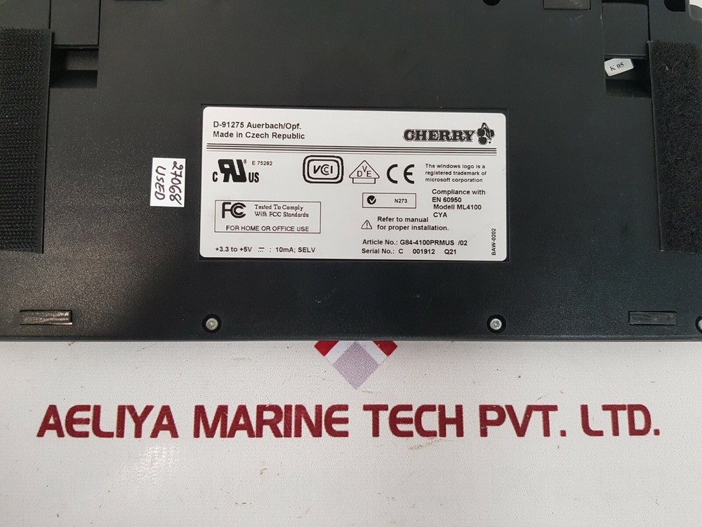 Cherry g84-4100prmus/02 keyboard