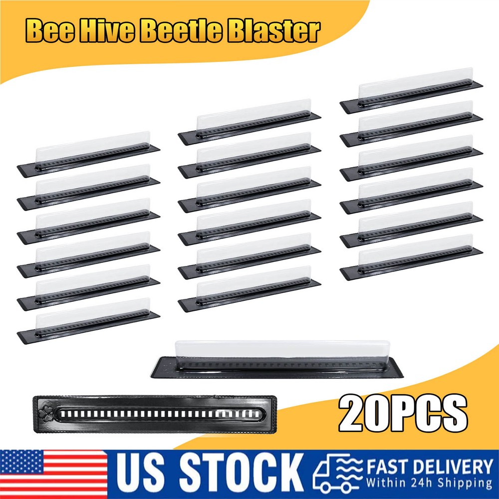 20Pcs Plastic Small Bee Hive Beetle Blaster Beehive Beetle Trap Beekeeping Tools