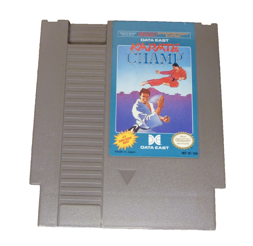 NES Karate Champ (Nintendo Entertainment System, 1986) Cleaned Tested