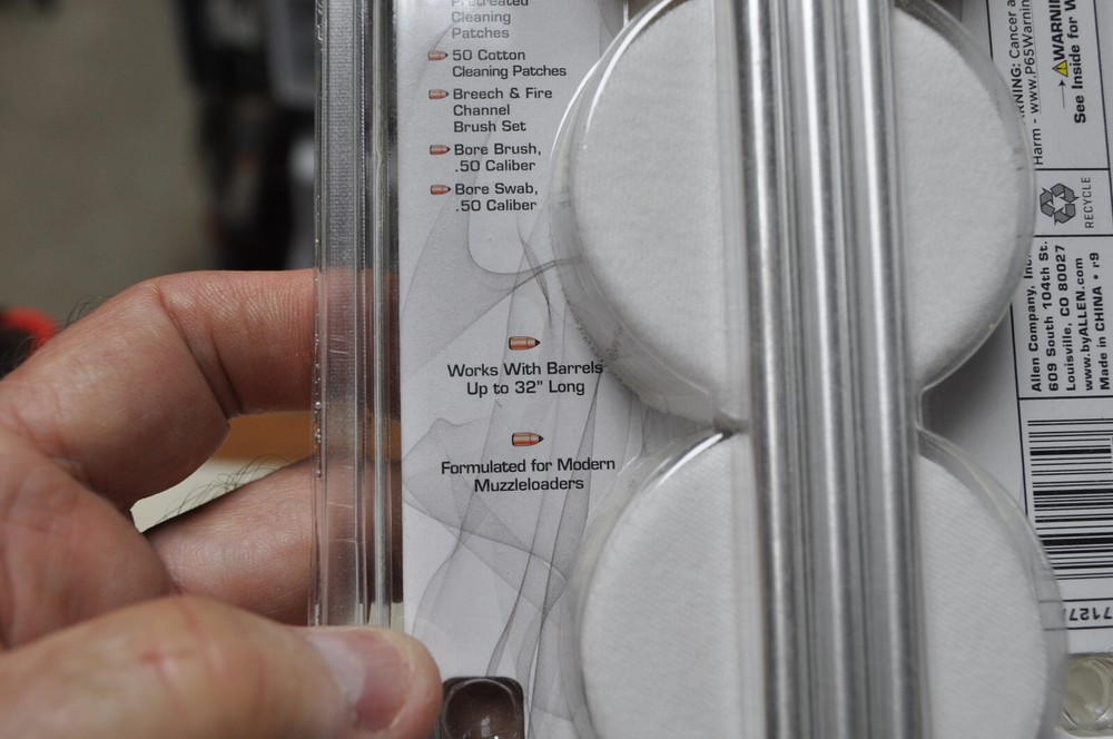 Black Powder Muzzleloader Gun Cleaning Kit Allen™ Thunder Cloud® 50 Caliber New!