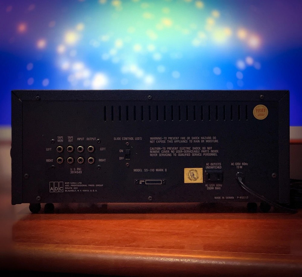 ADC SS-110 MKII 🌈RaRe🌈 Vintage Stereo Equalizer