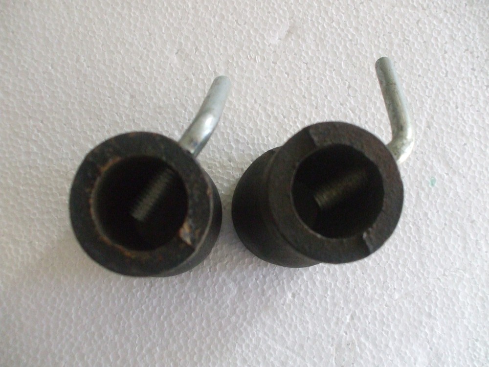 2 WEIGHT LIFTING BAR DUMBELL 1'' COLLARS