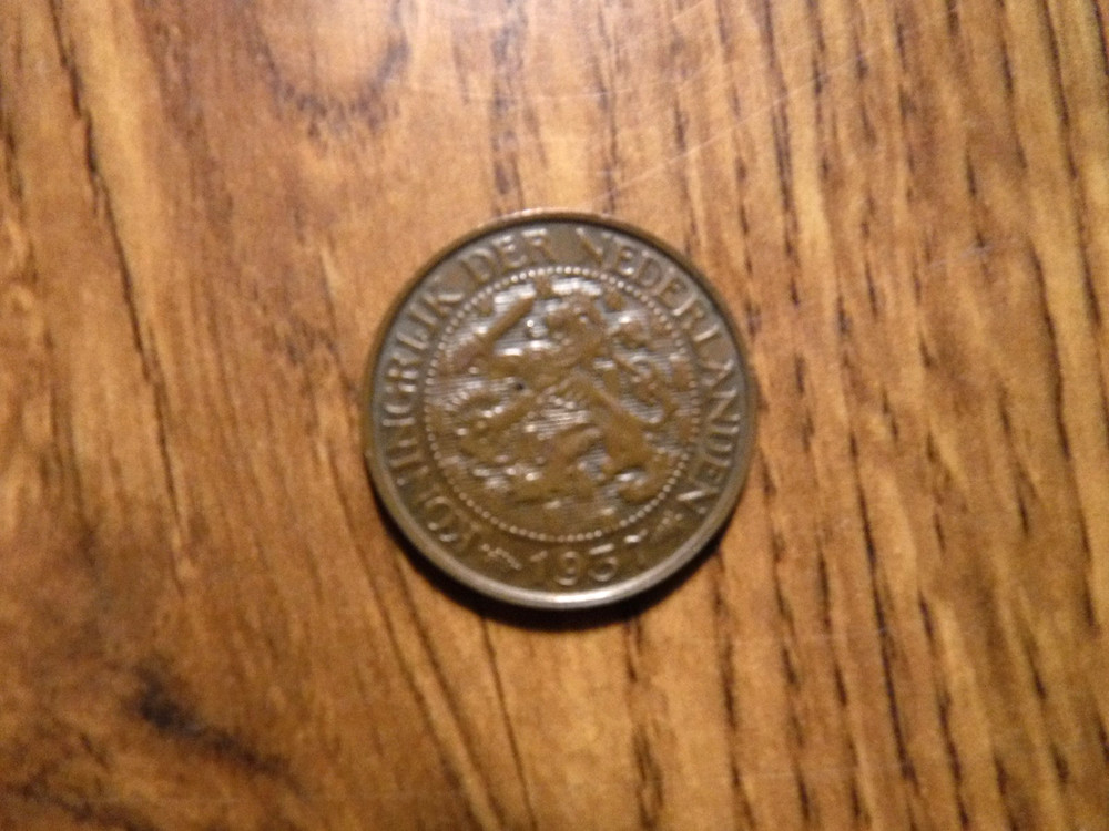 NETHERLANDS 1 CENT 1937 COIN (656)