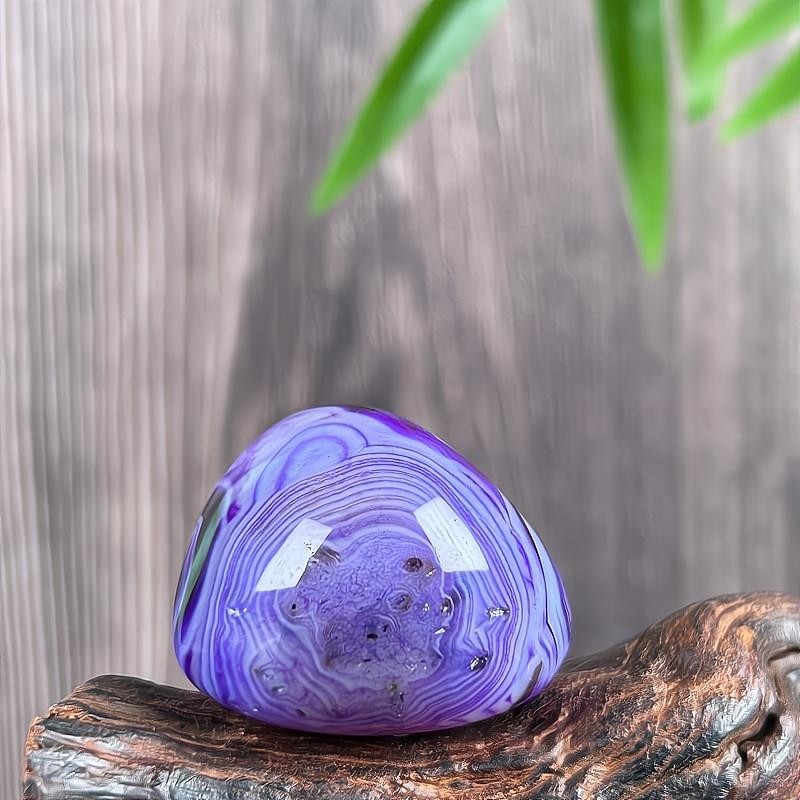 TOP Polished China Inner Mongolia Gobi Eye Agate Specimen
