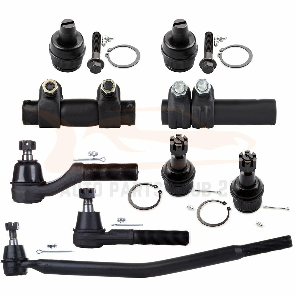 9Pcs Suspension Kit Front Ball Joints Tie Rod Ends For Ford E250 E450 E350 E250