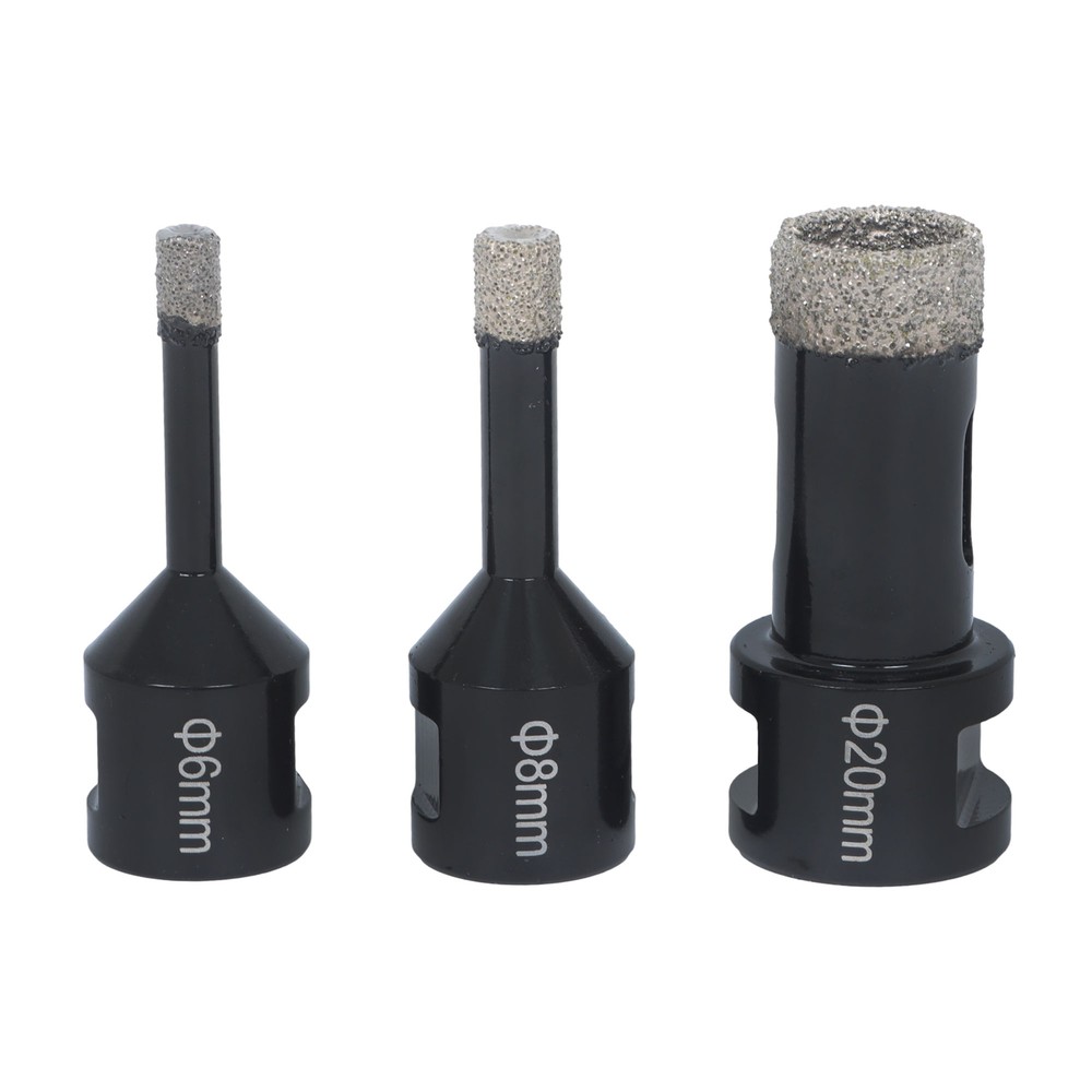 9 Pcs M14 Thread 6 - 68mm Kit Tool Diamond Drilling Bit Set Ceramic Marble Tile
