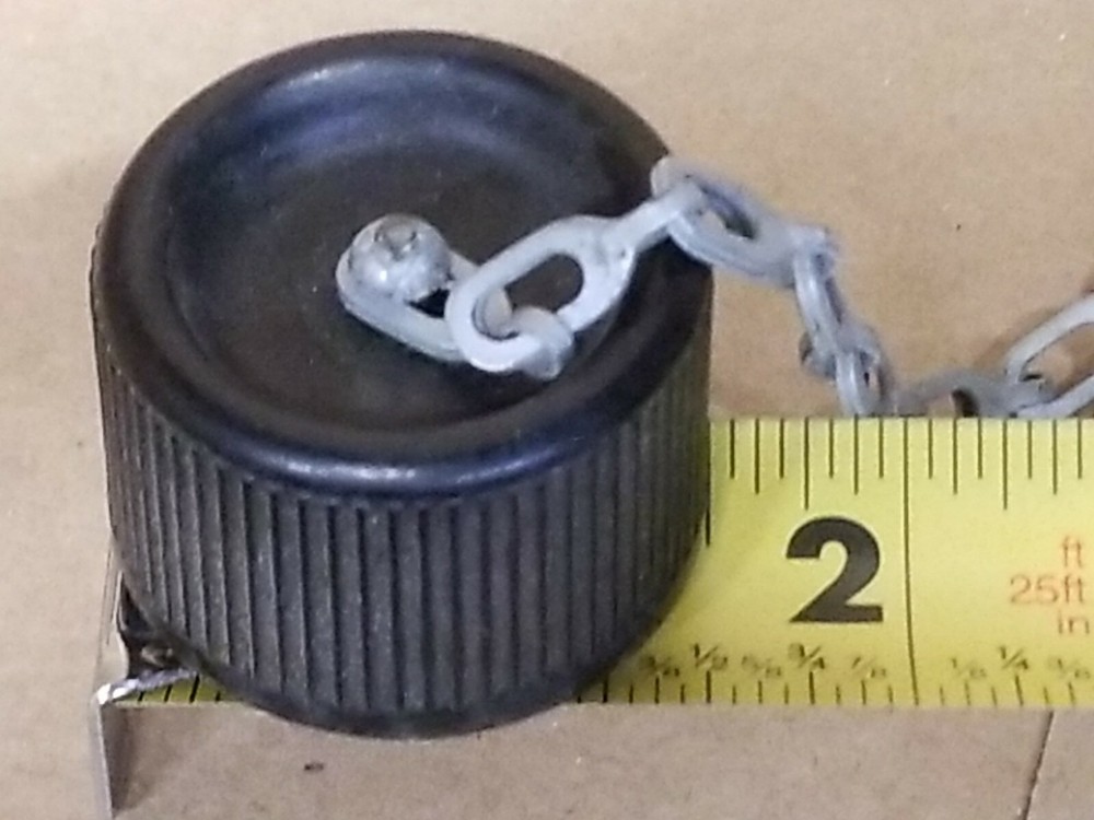 USGI Original Replacement Canteen Cap with Cork and Chain