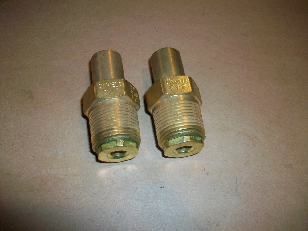 2pc ESAB Oxweld CV-7 Back Pressure Valve   NEW
