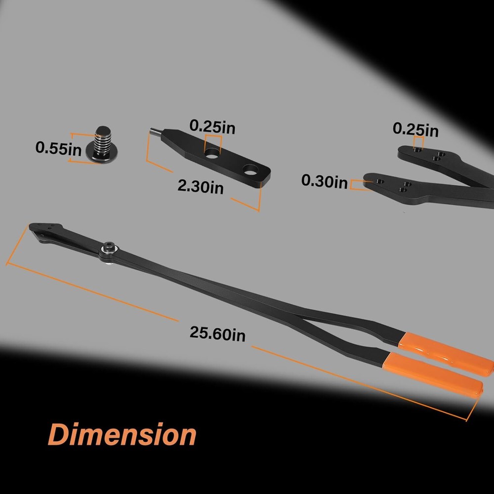 for GM Lang Tool Internal Retaining Ring Pliers with Interchangeable Tips 26"
