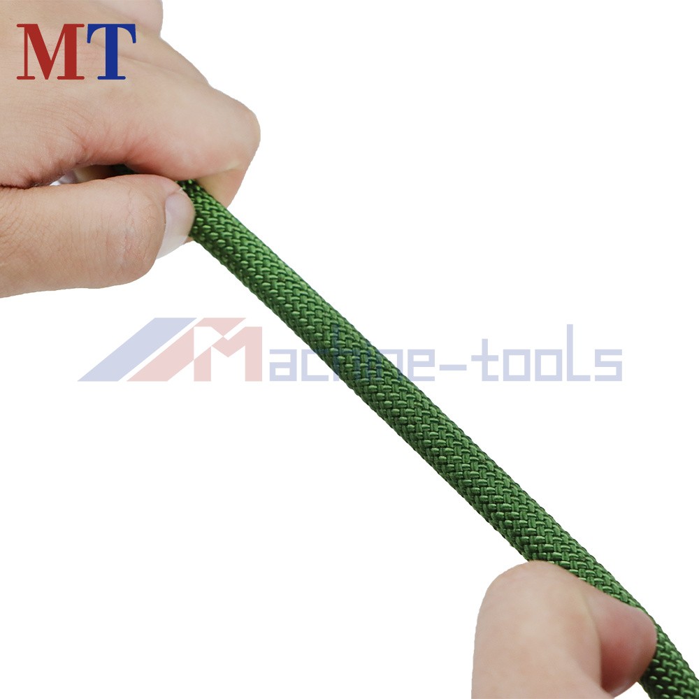 Strong Pulling Rope Braided Polyester Rope 3/8" × 100' 3520Lbs (Armygreen)