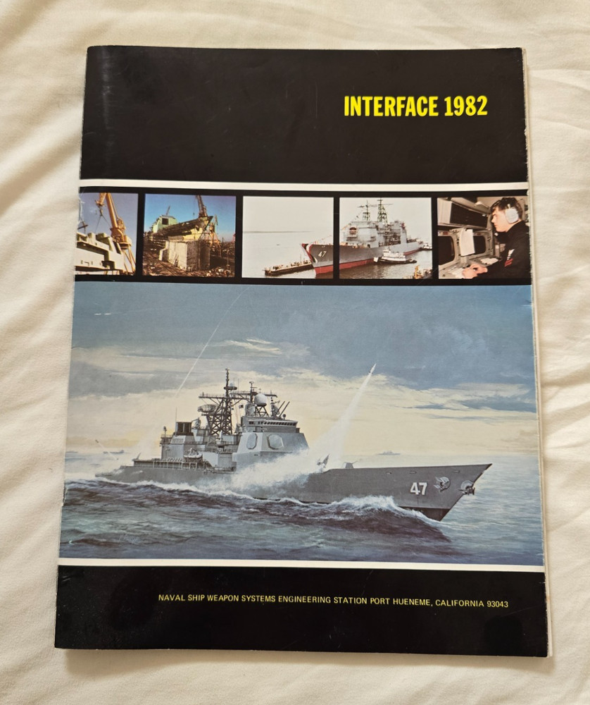 Interface Special Edition 1982 NSWSES US Navy Magazine Book