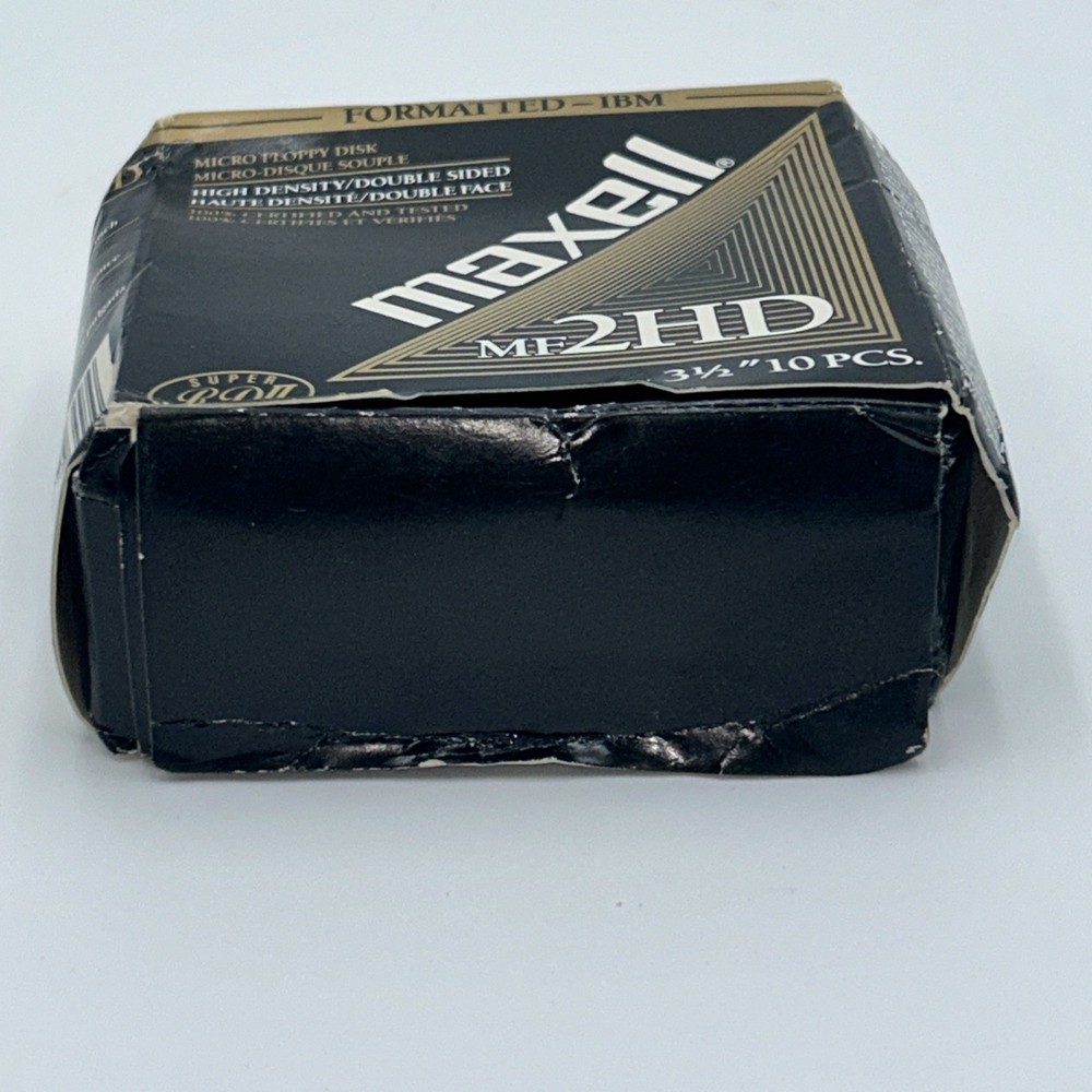 Maxell Mf2hd 10 Pcs Micro Floppy Disk