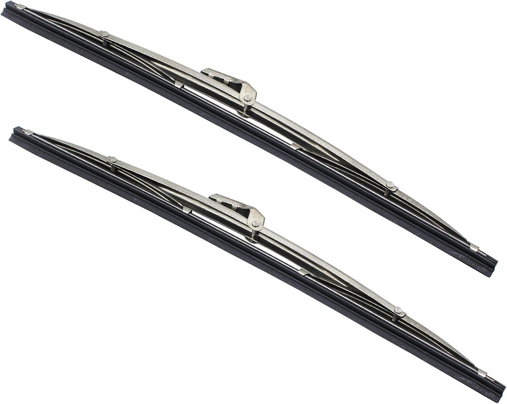 Windshield Wipers - Front 12" Stainless Steel Windshield Wiper Blades Replacemen