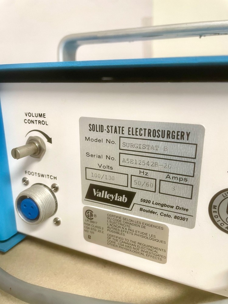 Valleylab SurgiStat Solid State Electrosurgery Unit