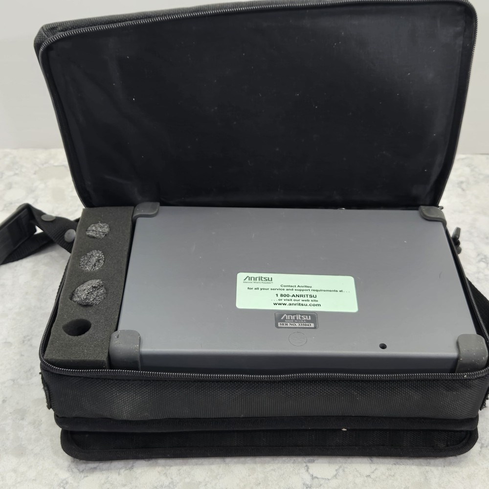 Anritsu S331C Site Master Analyzer With Carrying Case Bag & Power Supply