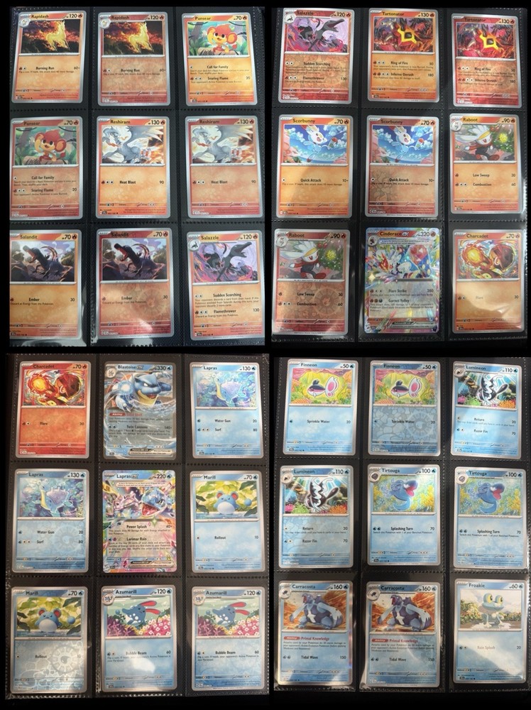 Complete Stellar Crown Base Set With Holos + EX + Energies!