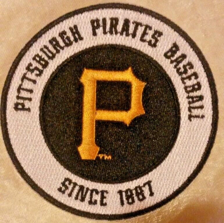 Pittsburgh Pirates 3.5" Iron /Sew On Embroidered Patch Free Tracking!