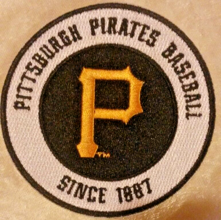 Pittsburgh Pirates 3.5" Iron /Sew On Embroidered Patch Free Tracking!