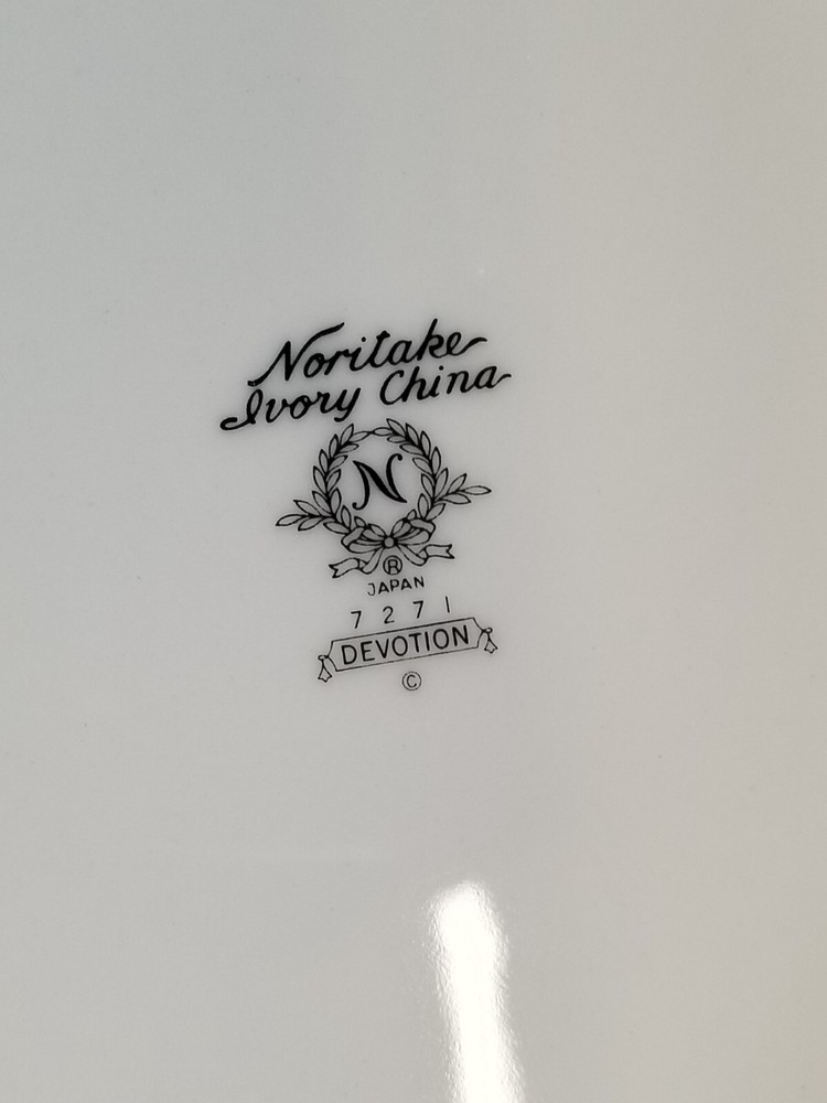 NORITAKE IVORY CHINA DEVOTION Salad Plate 7271