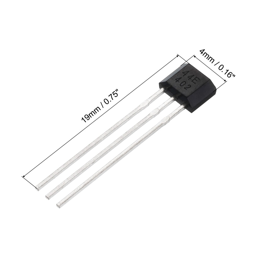 Hall Effect Sensors 40Pcs Magnetic Detector Hall Switch Single Pole Hall IC