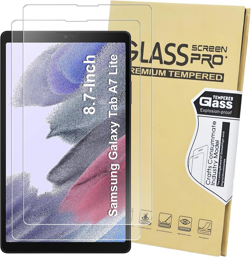 Case for Samsung Galaxy Tab A7 Lite (8.7") with Tempered Glass Screen Protector