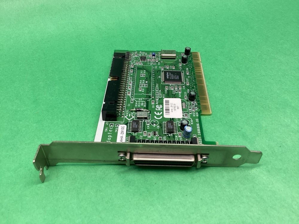 Adaptec AHA-2910C PCI to SCSI Host Adapter Controller Expansion Card - UNTESTED