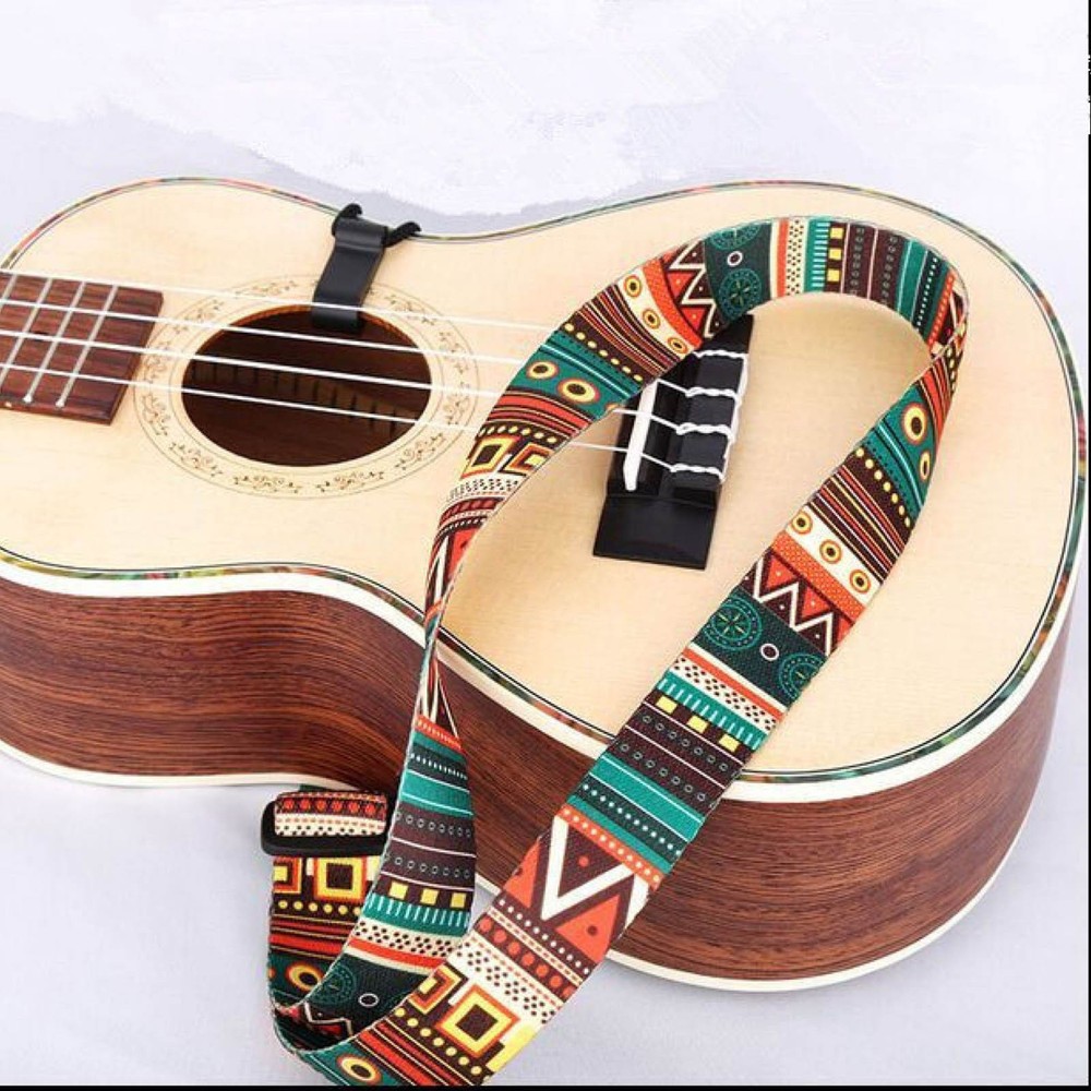 Hook Colorful Nylon Adjustable (46-75cm) Ukulele Guitar Strap Sling Classical