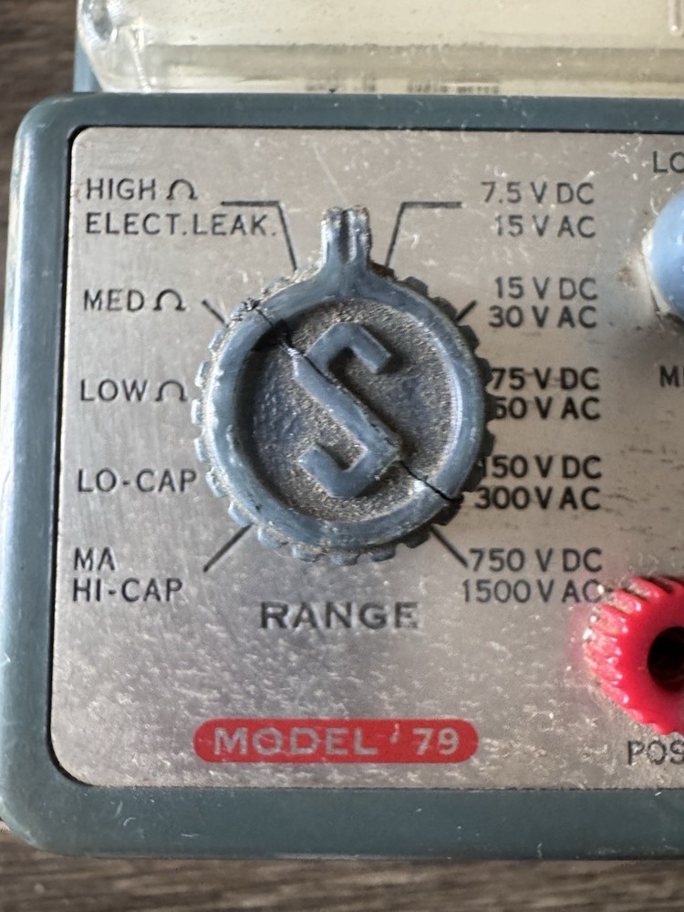 Vintage SICO Super-Meter Model 79 Multimeter – Untested / Powers On