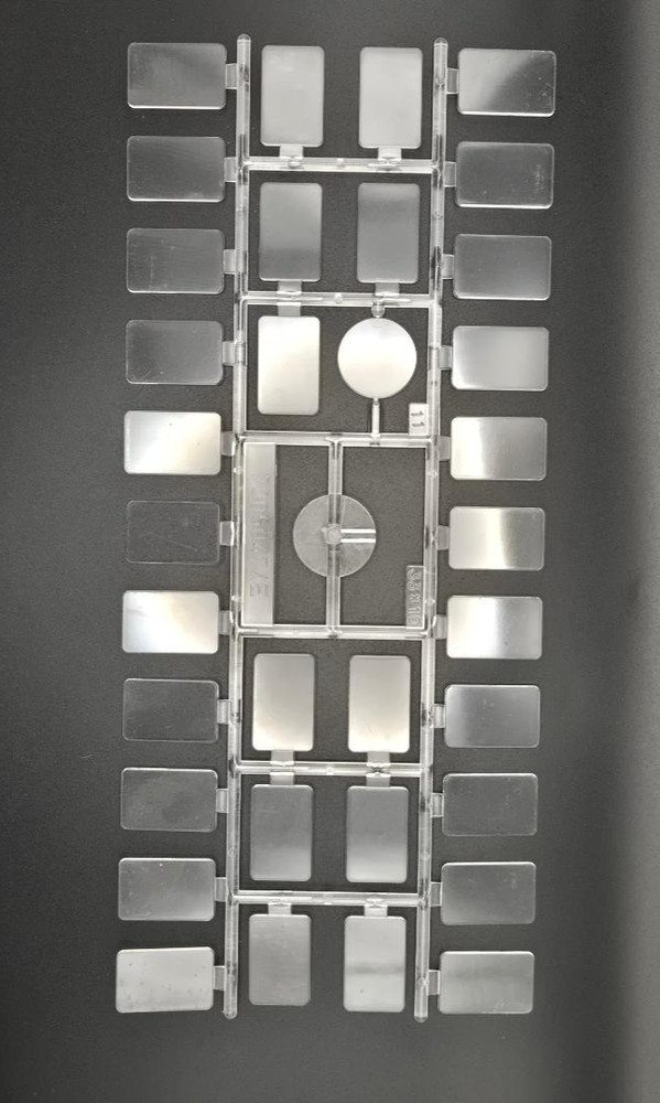 clear acetate Model railroad train building window plastic inserts NOS 34 pieces