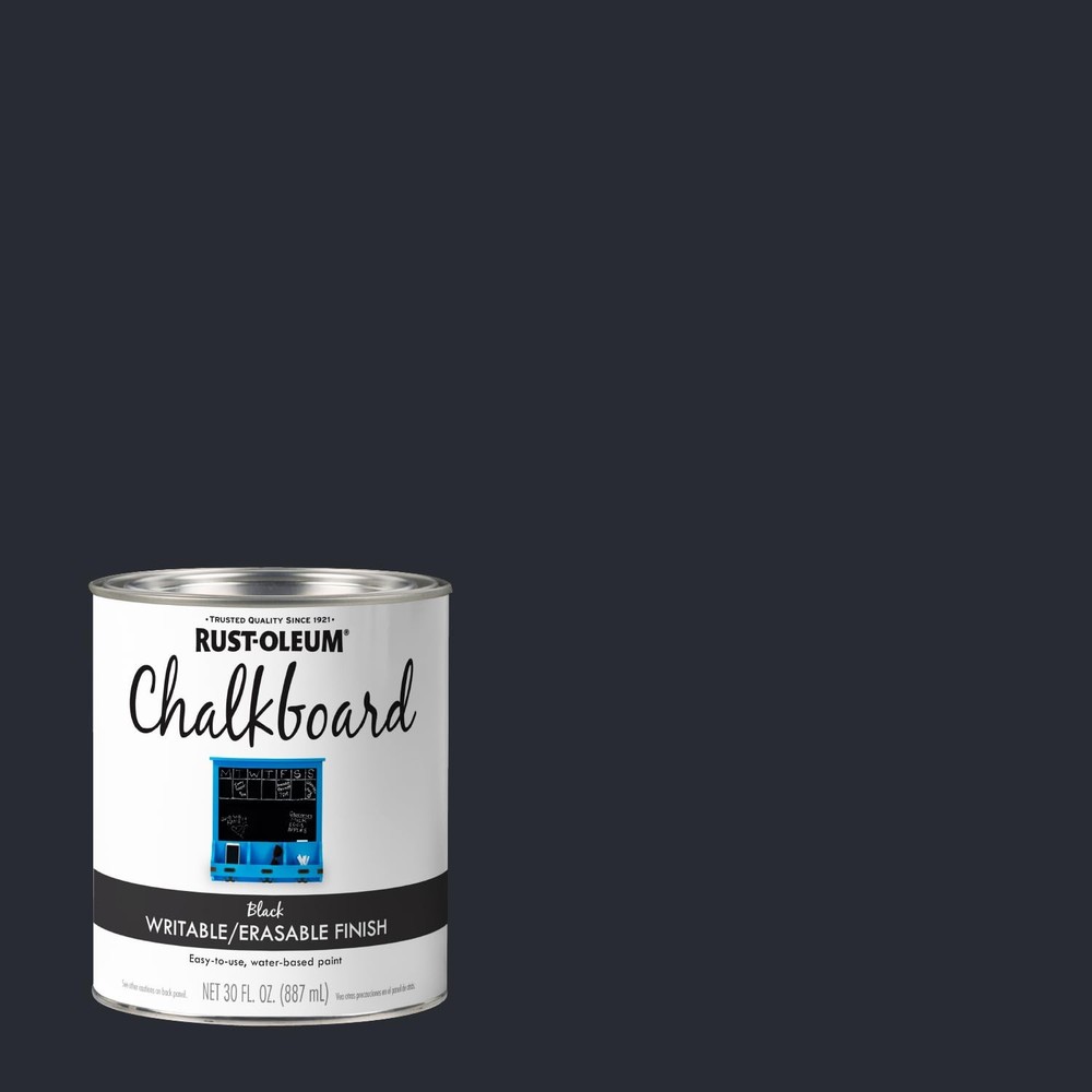 Rust-Oleum Black Chalkboard Paint 30 Oz. Pack Of 4