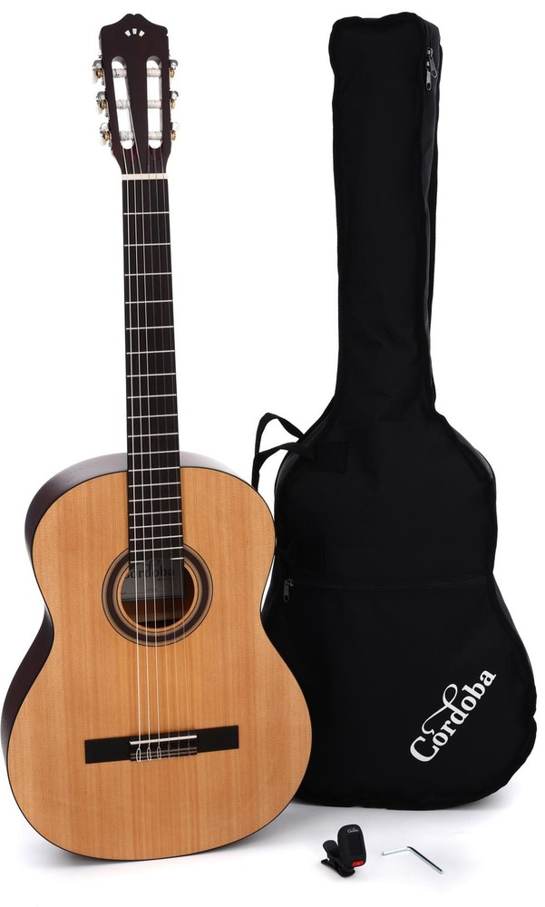 Cordoba CP100 Nylon String Guitar Pack - Spruce Top