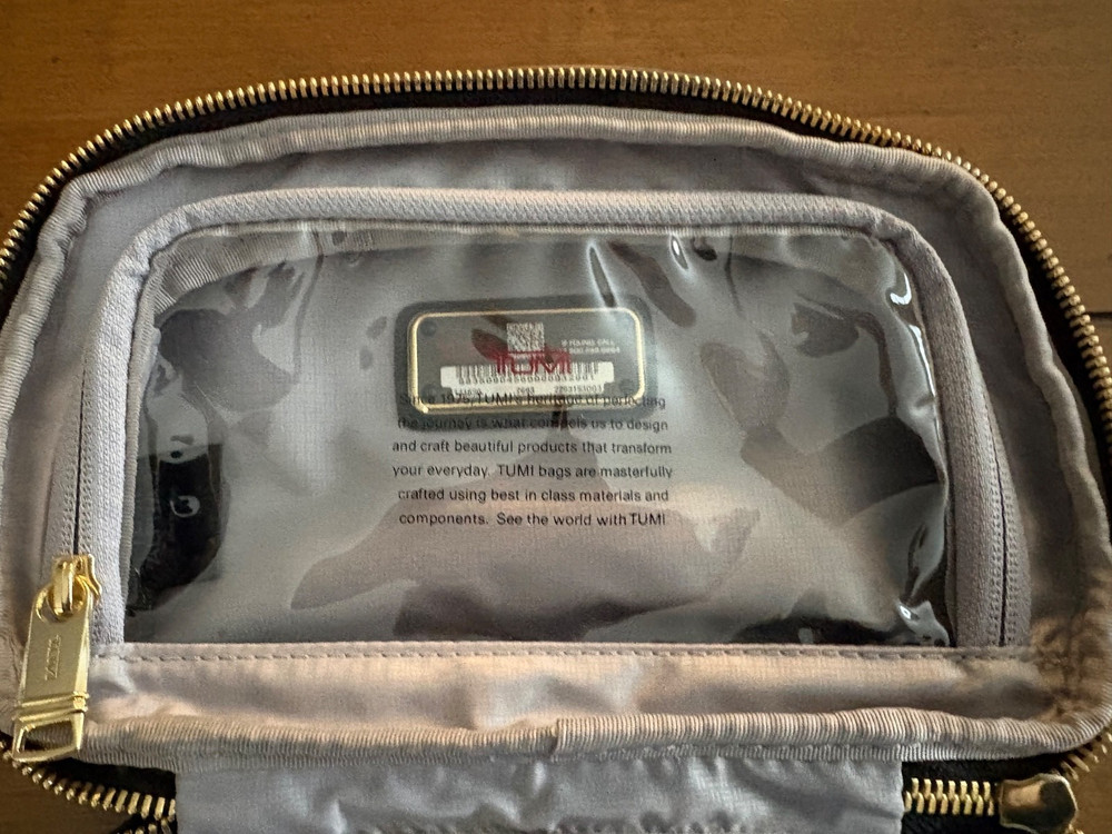 Tumi Alpha 3 Split Travel Kit Organizer Bag Toiletry Bag