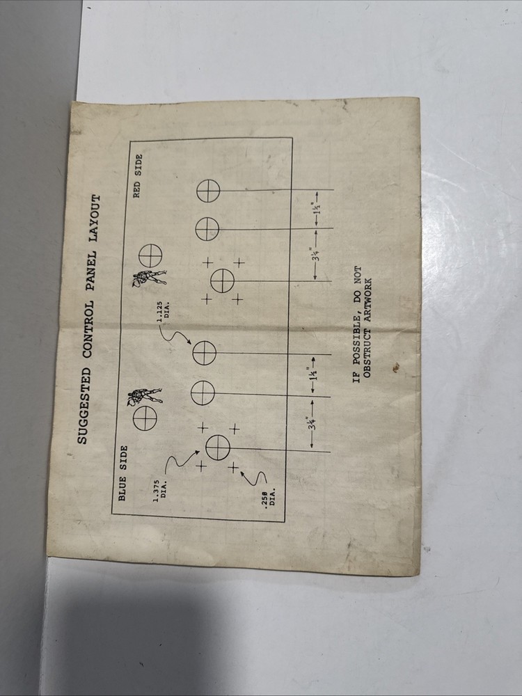Taito Superman Operating Manual