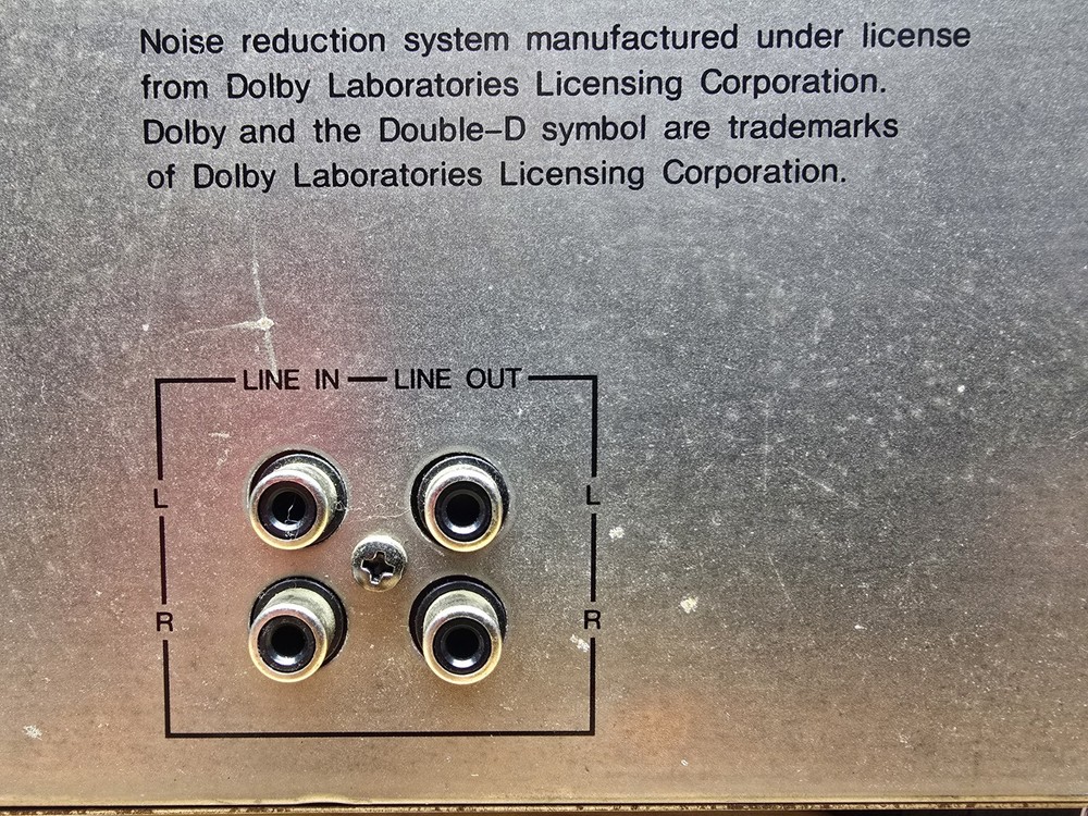 MCS Series 3595 Modular Component Systems Dual Stereo Cassette Deck Powers On