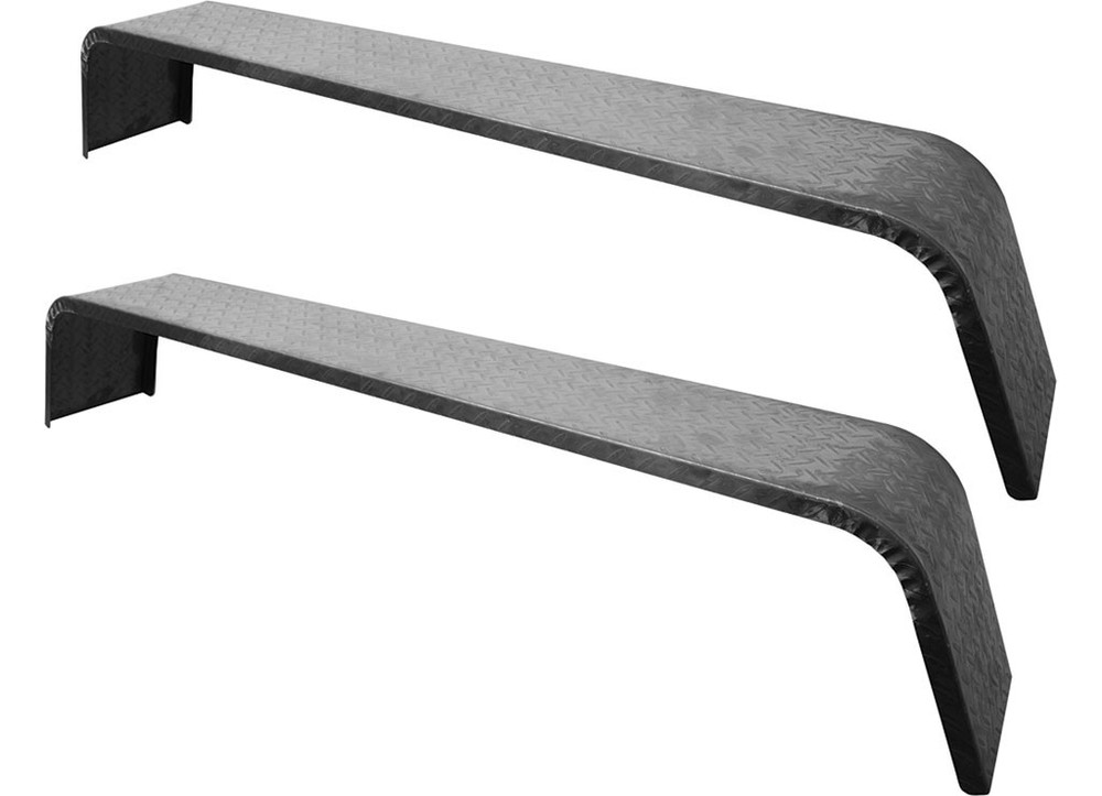 Extreme Max 5001.6403 Tandem Axle Trailer Fenders Pair Weld-On 14-Gauge 10"x75"