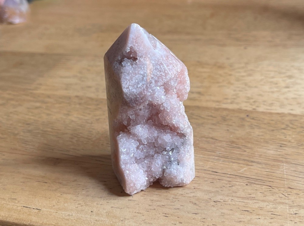 Pink Amethyst And Quartz Tower