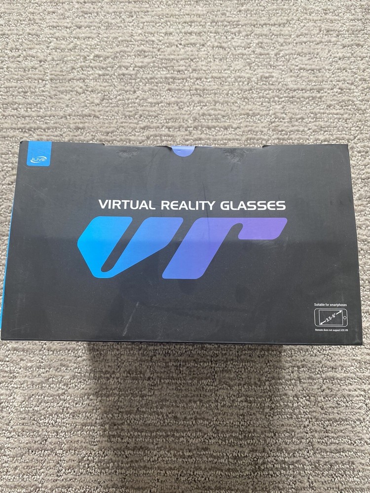 iLive VR Virtual Reality White Glasses - NEW