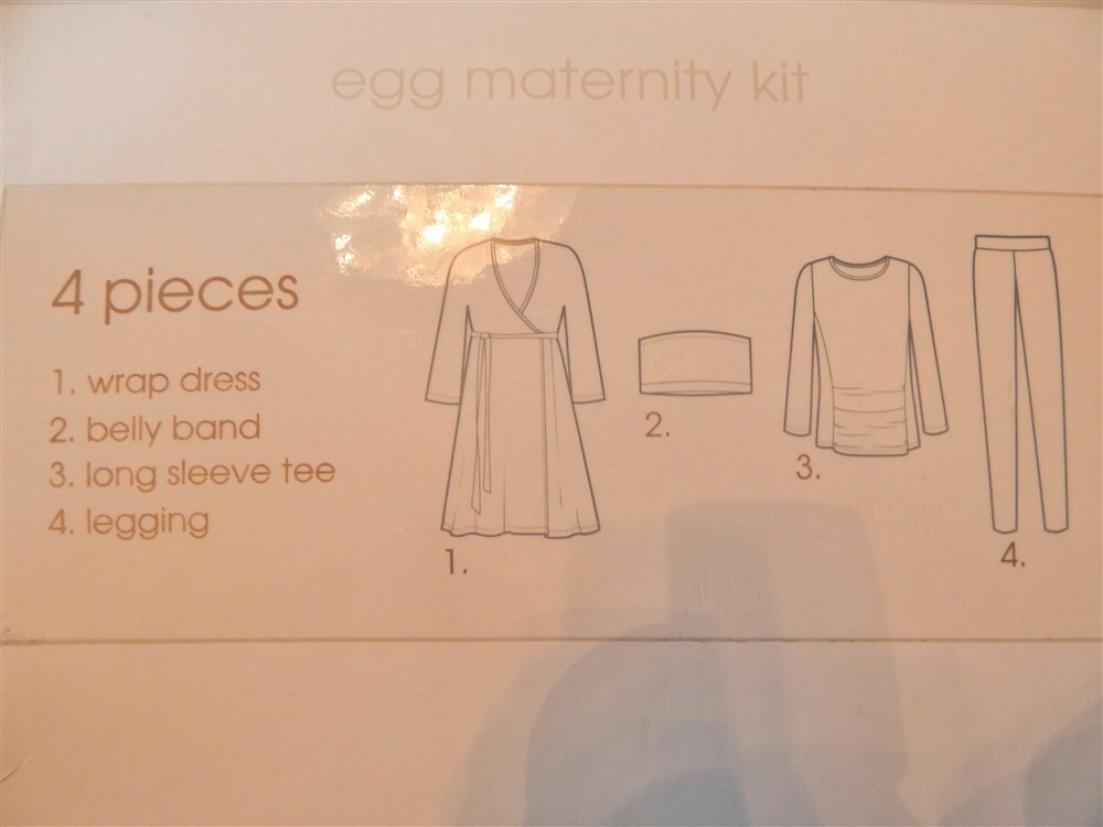 EGG Maternity Starter Set 4pc Dark Brown Basic Starter size 6-8 New